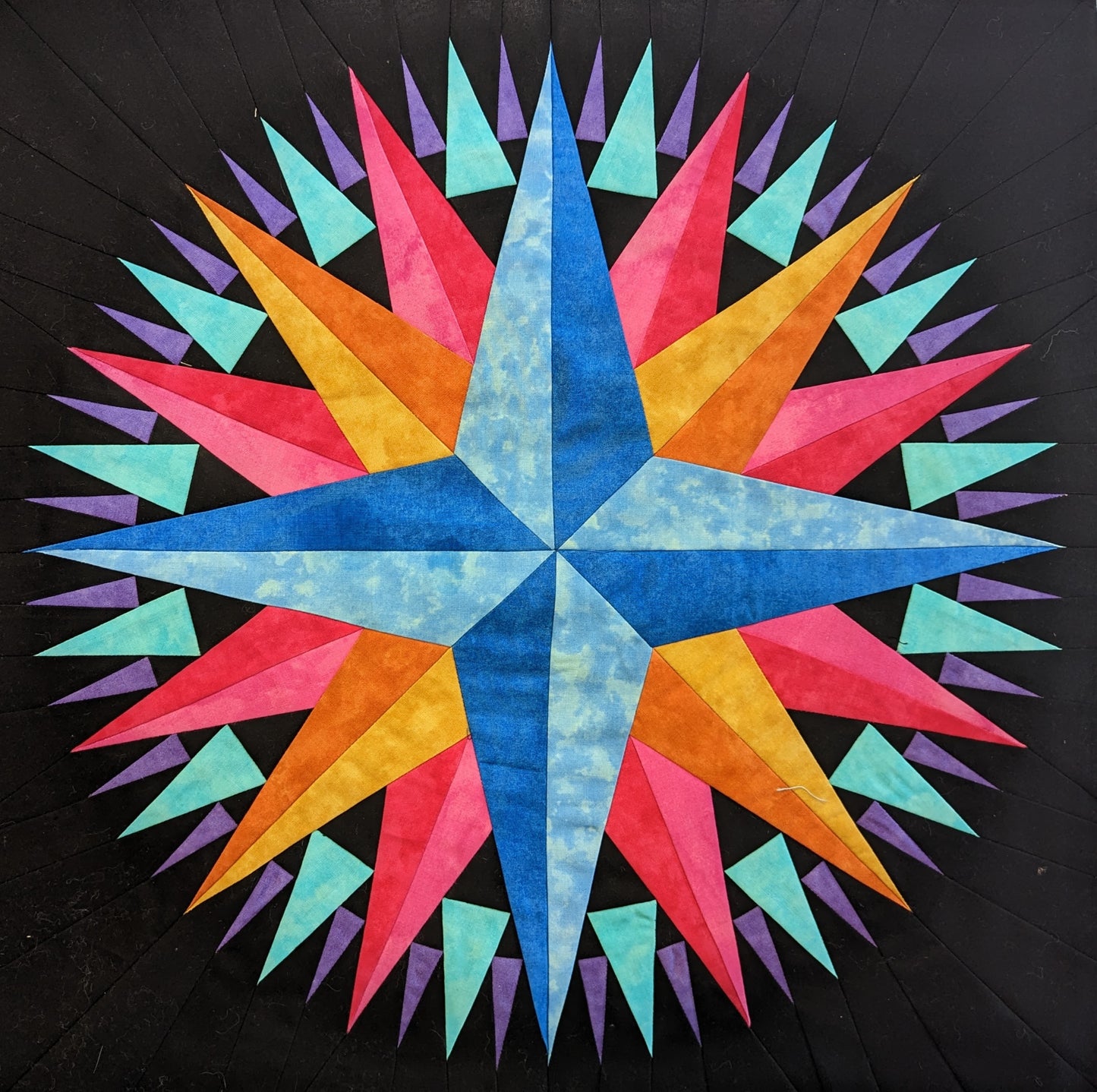 Dwen's Star Fabric Kit with pattern 20" x 20"