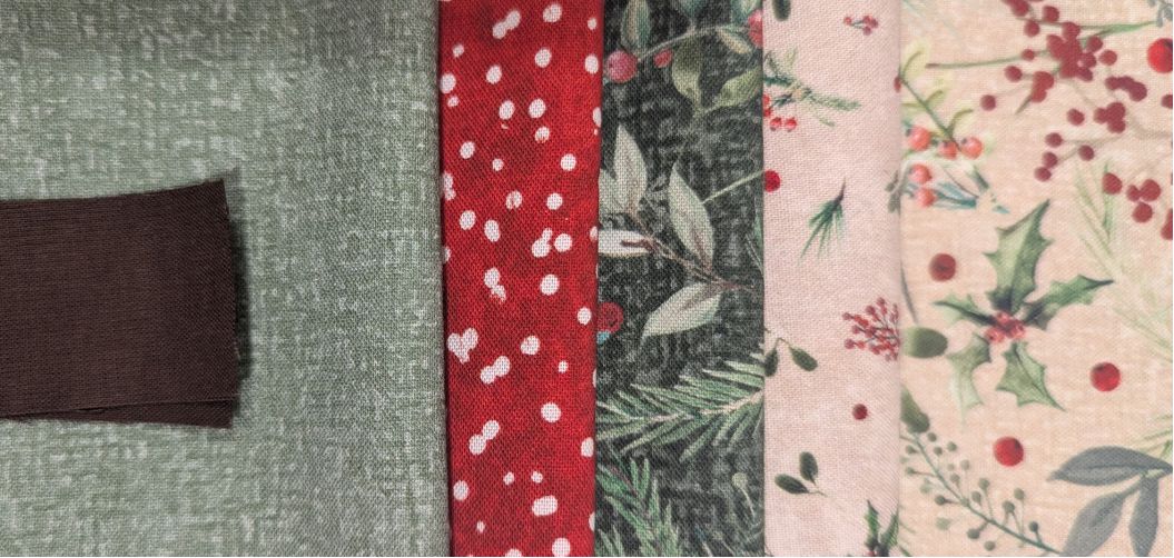 Christmas Tree Placemat Fabric Kit without pattern 12" x 18"