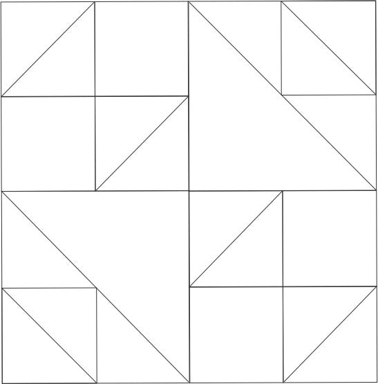 Fox and Geese Blocks 8" 12/pkg