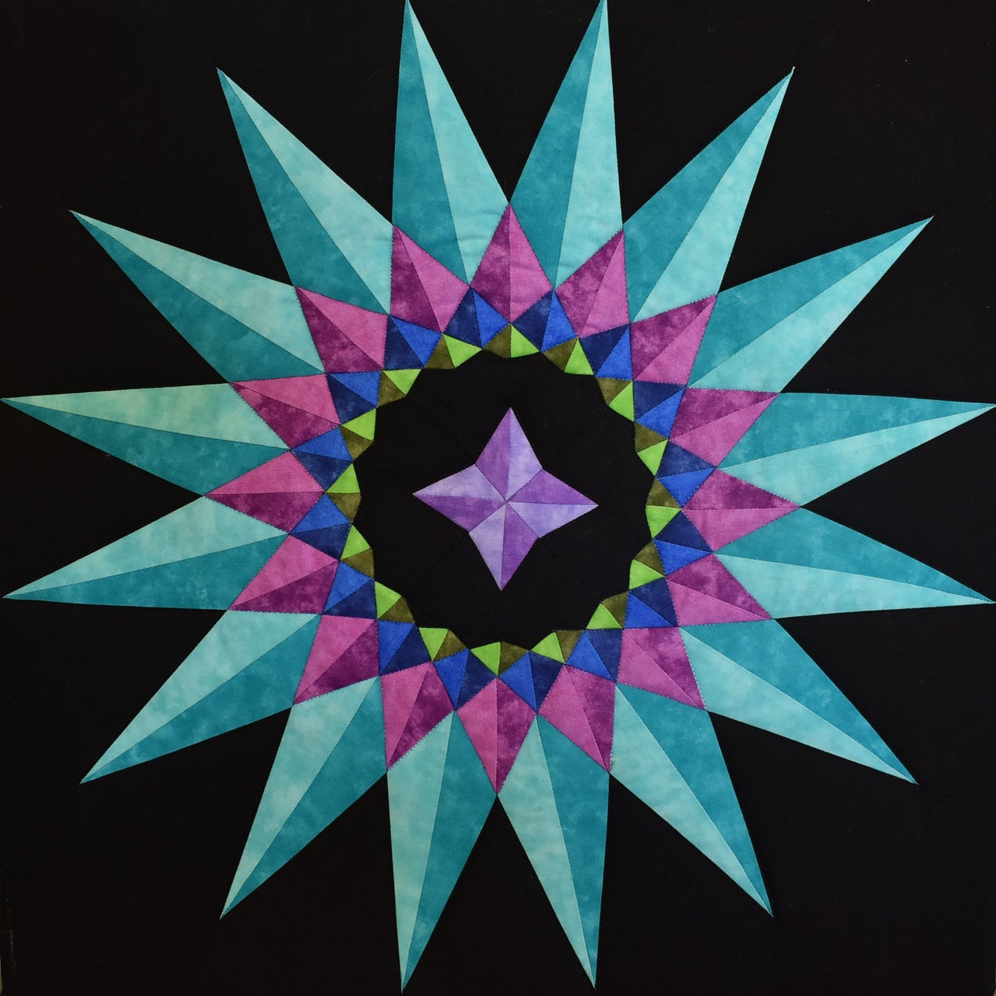 Donald's Star Fabric Kit with pattern 20" x 20"