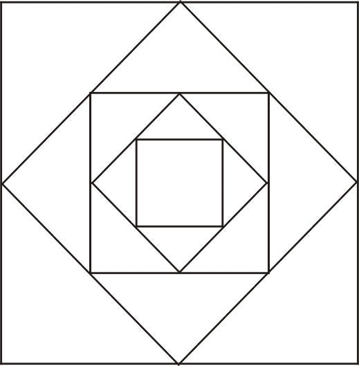 Gentleman's Fancy Block 12" 6/pkg