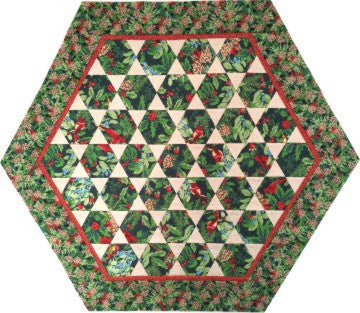 Hexagon Star Table Topper Pattern 35"