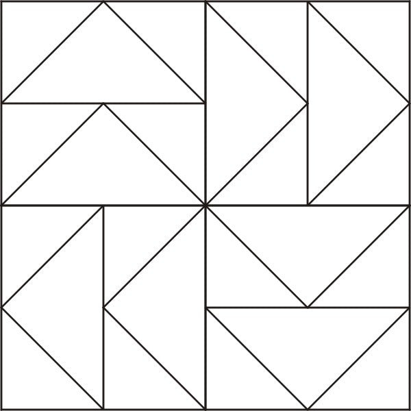Dutchman's Puzzle Blocks 8" 12/pkg