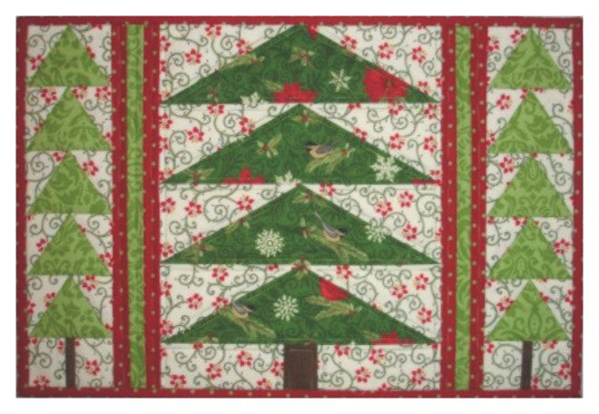 Christmas Tree Placemat Pattern 12" x 18" 4/pkg