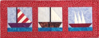 Boat Banner Pattern 10" x 25"