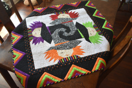 Witch Way??? Table Topper Pattern 40" x 40"