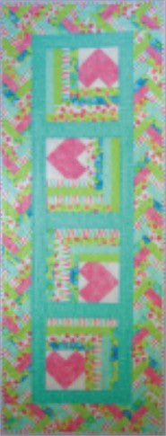 Heart In The Cabin Table Topper Pattern