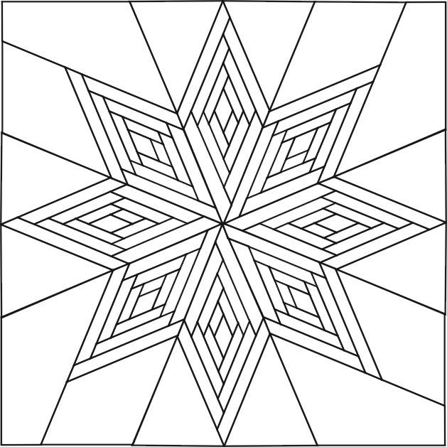 Log Cabin LoneStar Block 4/pkg 14"