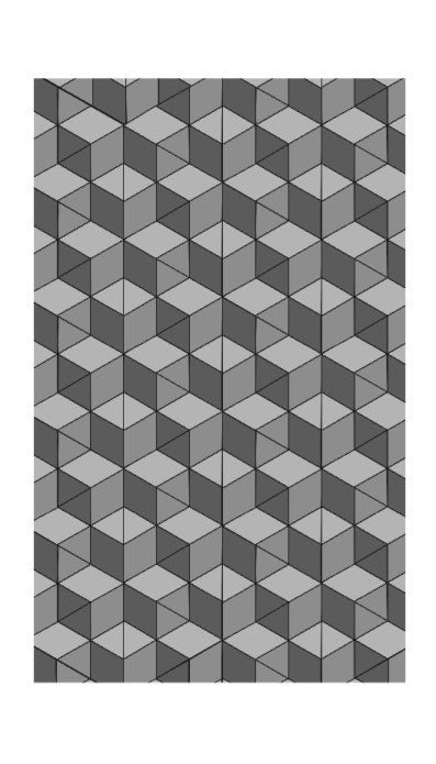 Tumbling Blocks - 6" 48/pkg