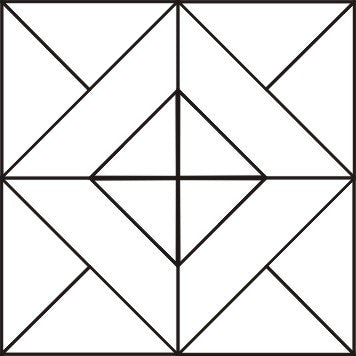 Harlequin Diamond Blocks 6" 6/pkg