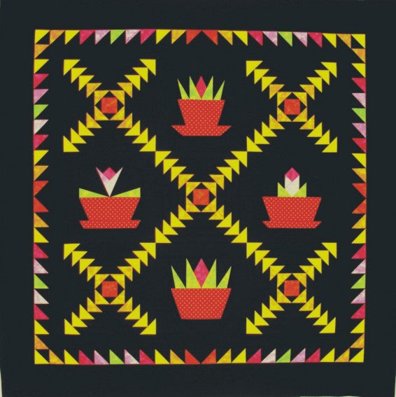Patio Garden Quilt Pattern 54" x 54"