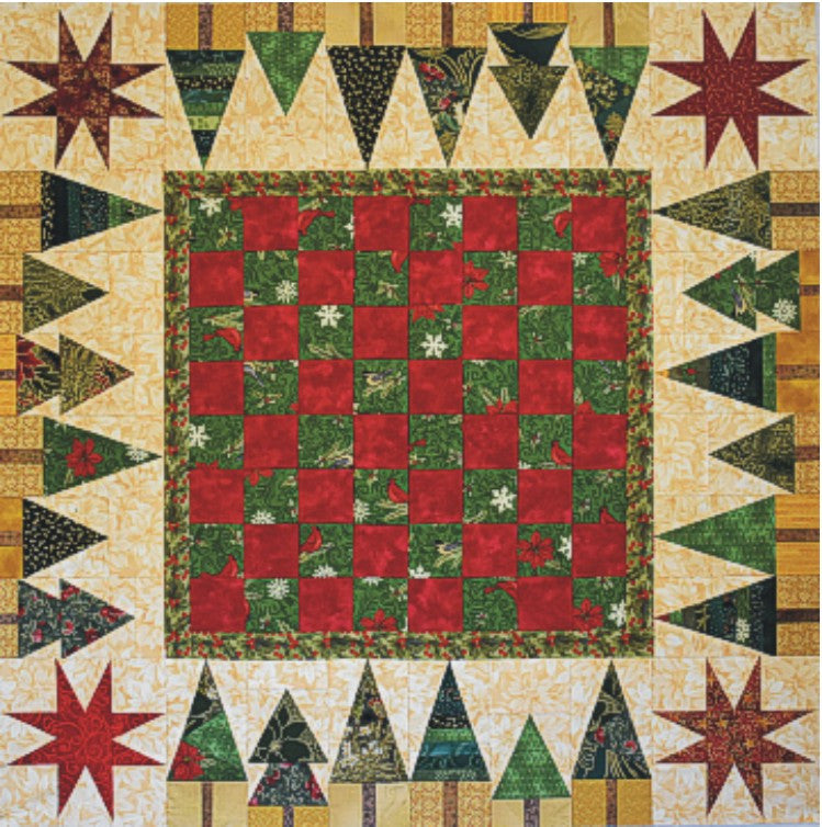 Christmas Tree Table Topper 30" x 30"