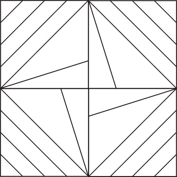 Spring Star Blocks 6" 12/pkg