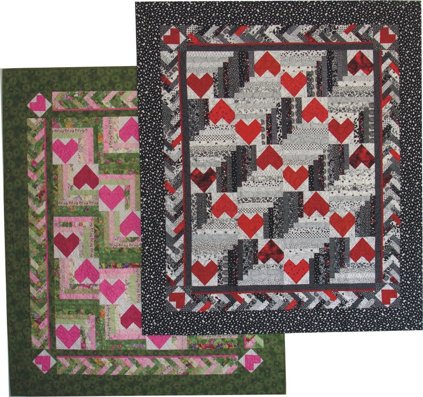 Heart In The Cabin Quilt Fabric Kit