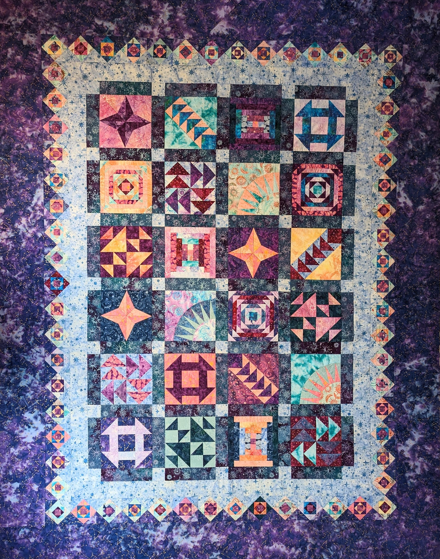 Modern Sampler Fabric Kit with Pattern