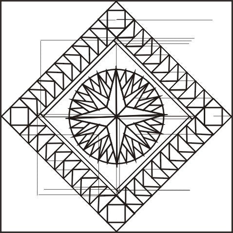 Geese Around the Compass Re-fill