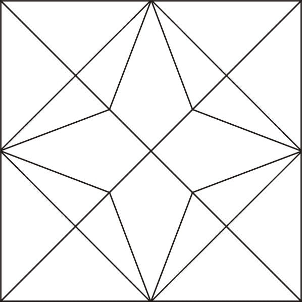 Diamond Star Blocks 6" 12/pkg