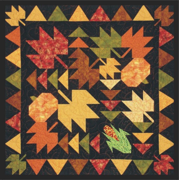 Autumn Splendor Table Topper Pattern - 32" x 32"