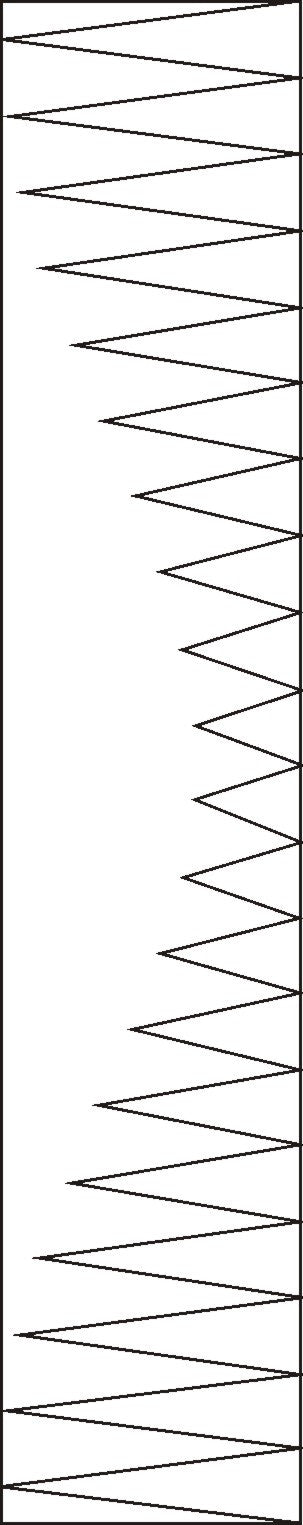 Spiked Curved Border 2" x 10"/240"