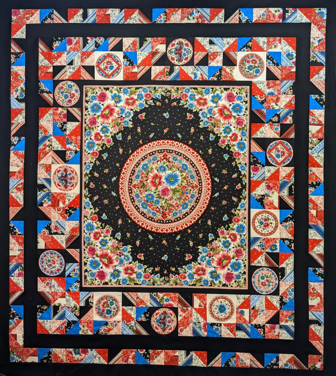 Garden Treasures Quilt 72" x 81"