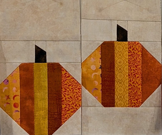 Pumpkin Blocks 3" x 6" 24per package