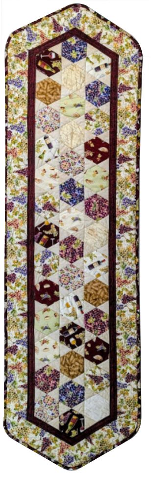 Hexagon Star Table Runner 18" x 61"