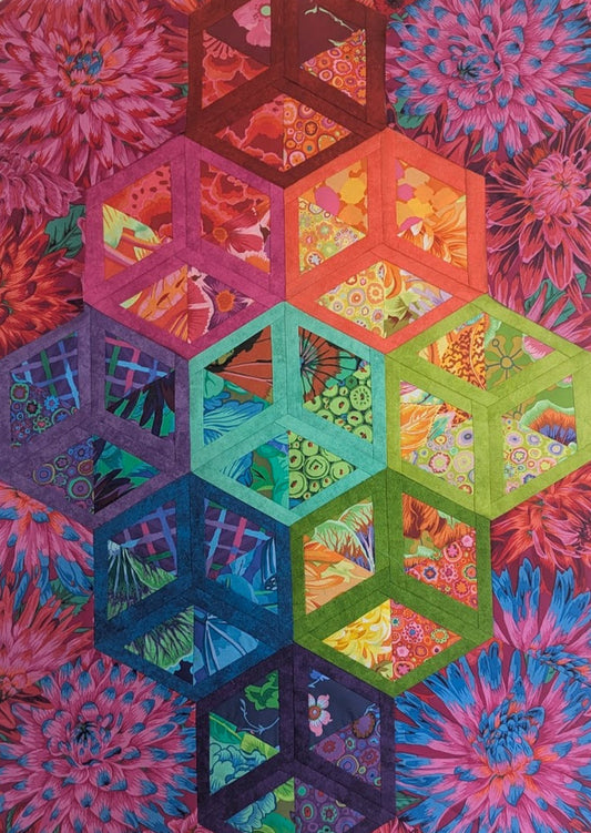 Empty Blocks Quilt 4" - 31" x 42"