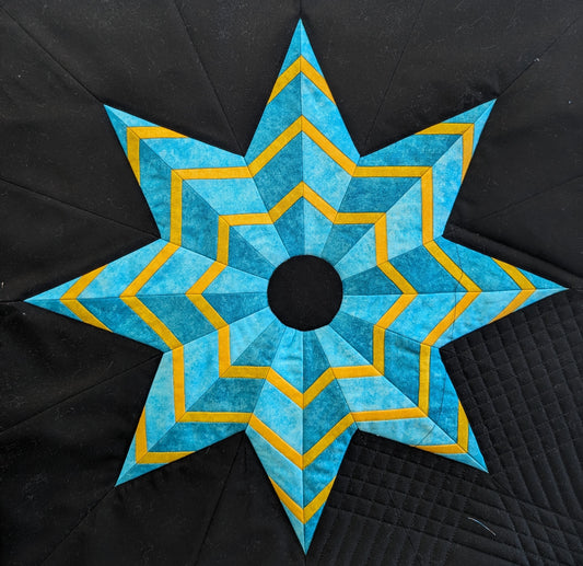 Benjamin's Star Fabric Kit 20" x 20" - Blue