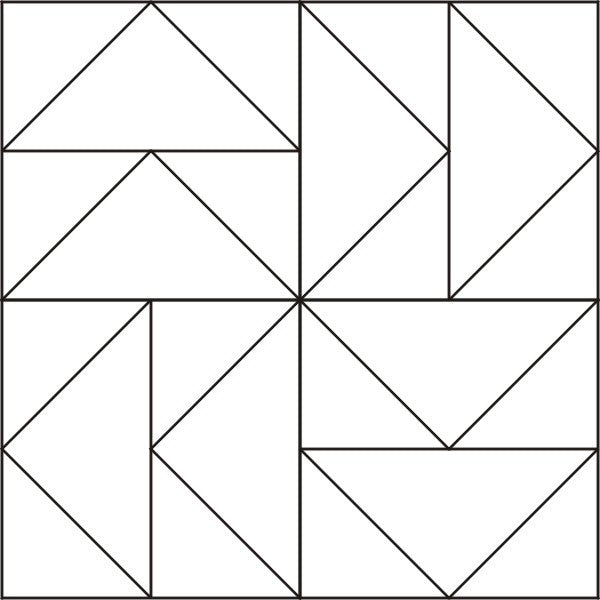 Dutchman's Puzzle Blocks 8" 12/pkg