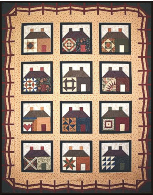 Houses In The Neighborhood Fabric Kit (Pattern included)