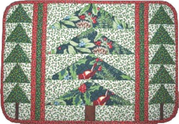 Christmas Tree Placemat Fabric Kit