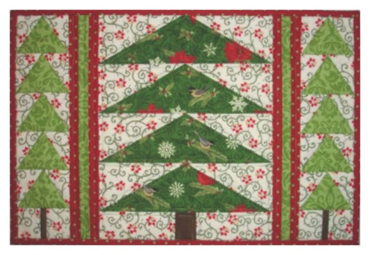 Christmas Trees Placemat Pattern 4/pkg