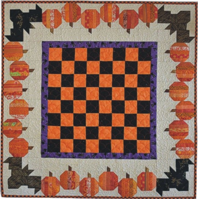 Pumpkins & Bats Table Topper Pattern