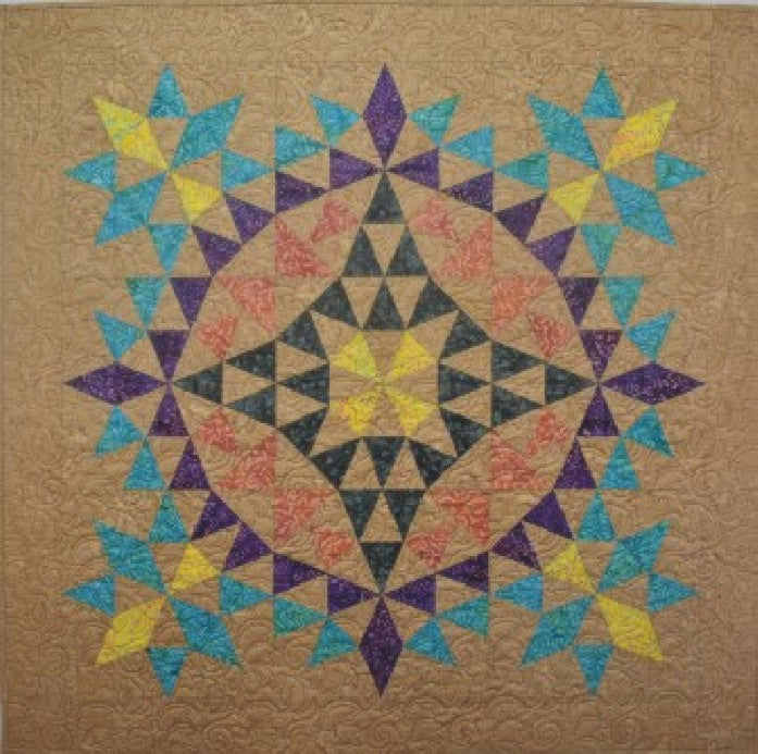 Kaleidoscope Star Fabric Kit with Pattern
