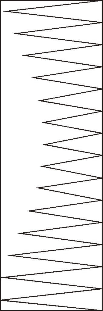 Curve Spike Pattern Spiked Curve Border 5