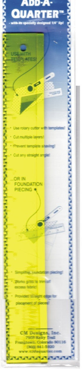 Add-A-Quarter Ruler 12